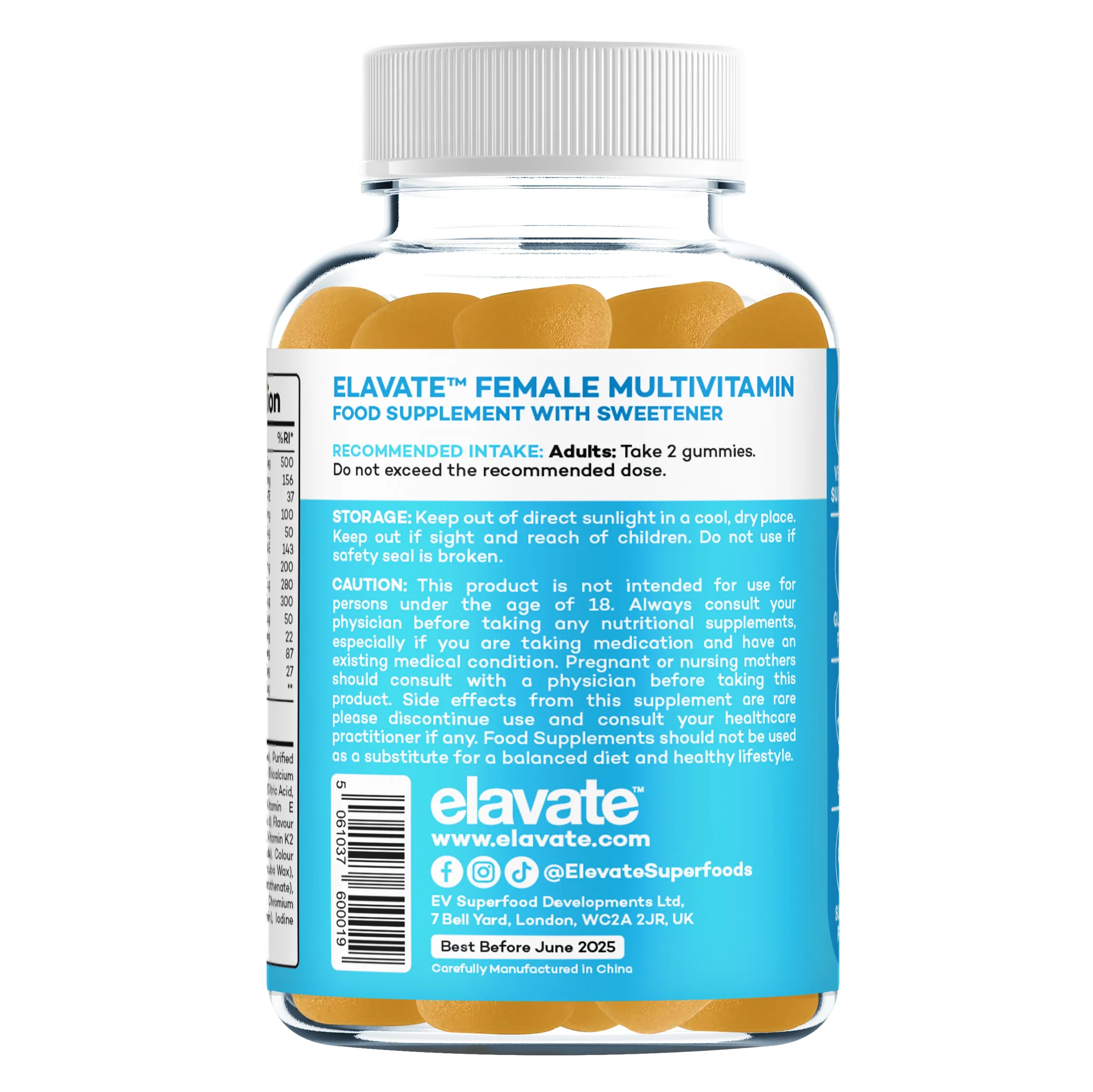 Female Multivitamin Gummy - 6 Bottles (6 Month Supply) - Image 3